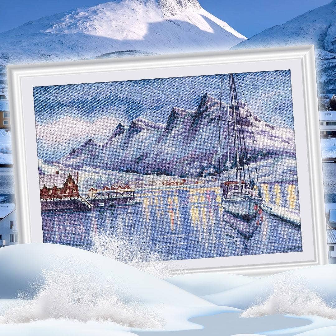 Kit de Punto de Cruz RTO "Puerto de Bodo" - M970