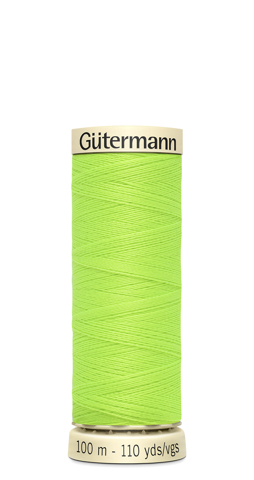 Bobina de hilo de coser Gütermann Coselotodo Neón 100m color verde flúor