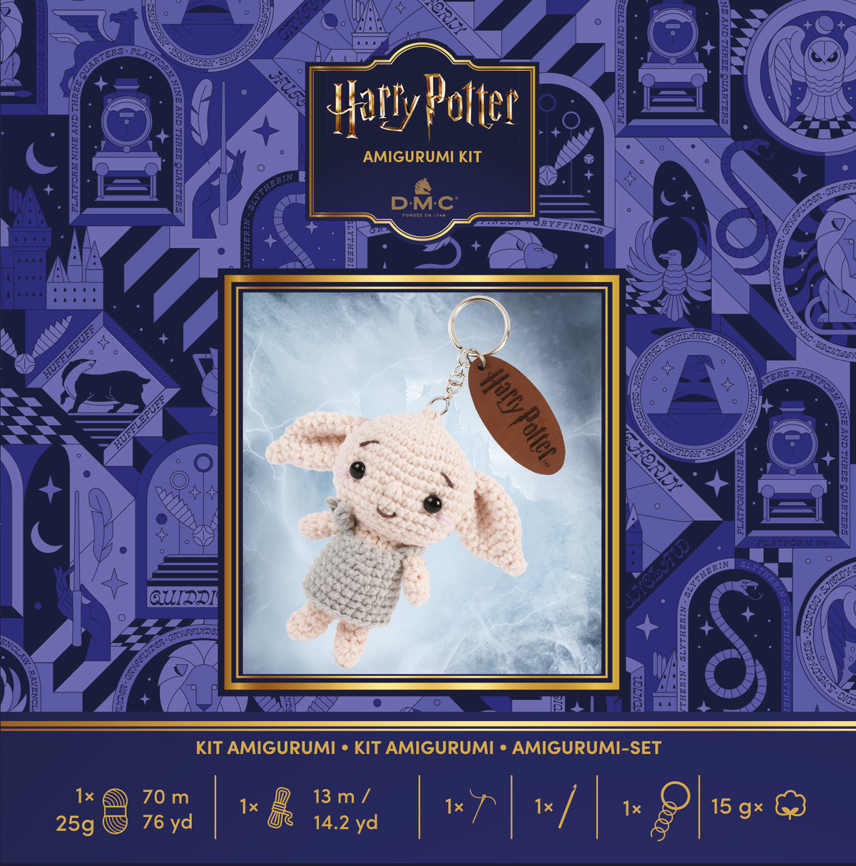 Kit Amigurumi Harry Potter DMC "Llavero Dobby" - CR158K