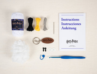 Kit Amigurumi Harry Potter DMC "Llavero Hedwig" - CR160K
