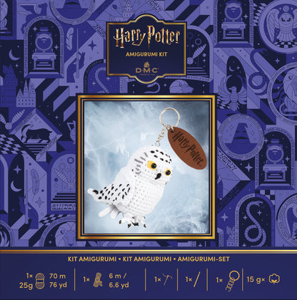 Kit Amigurumi Harry Potter DMC "Llavero Hedwig" - CR160K