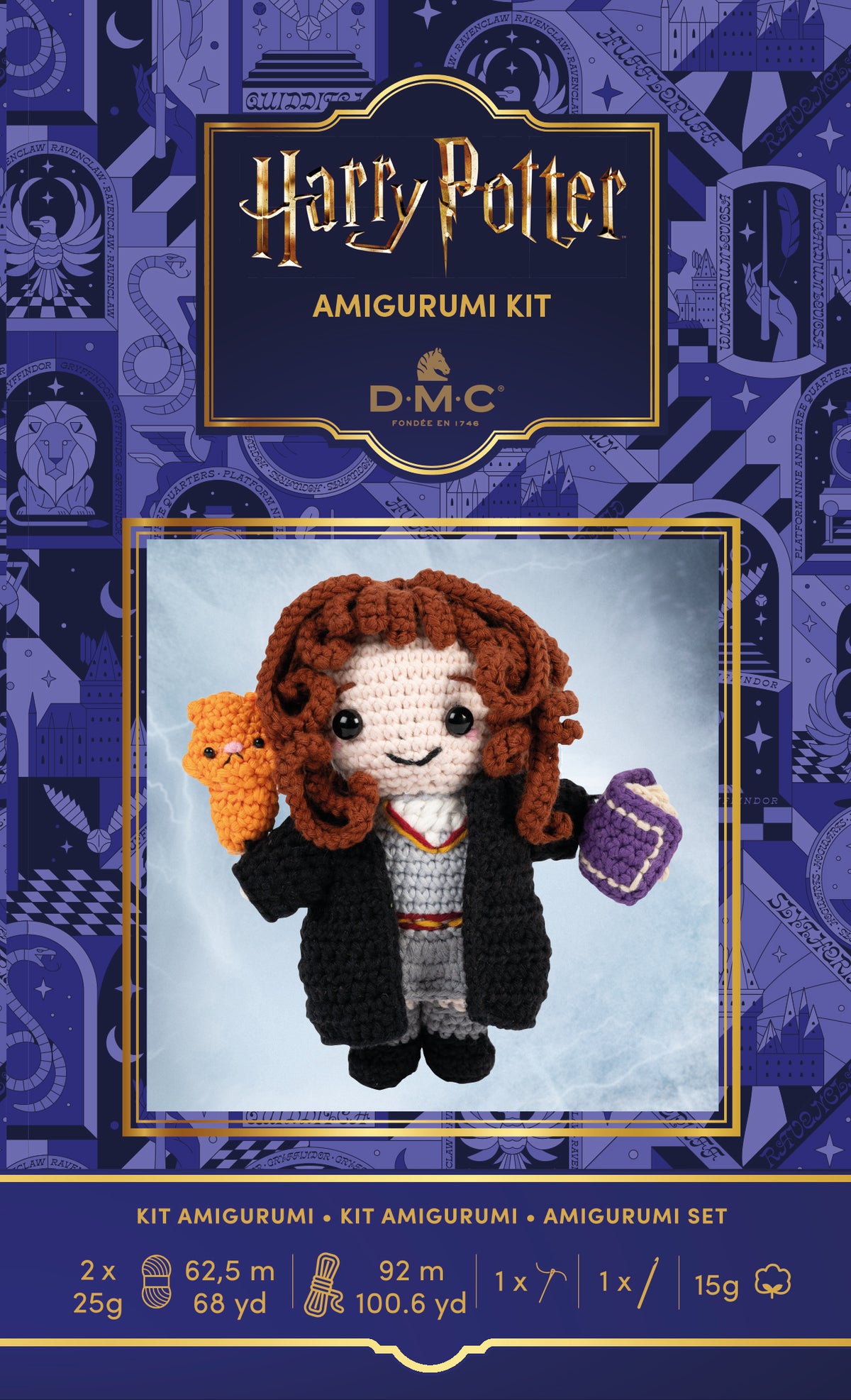 Kit Amigurumi Harry Potter DMC "Muñeca Hermione" - CR148K