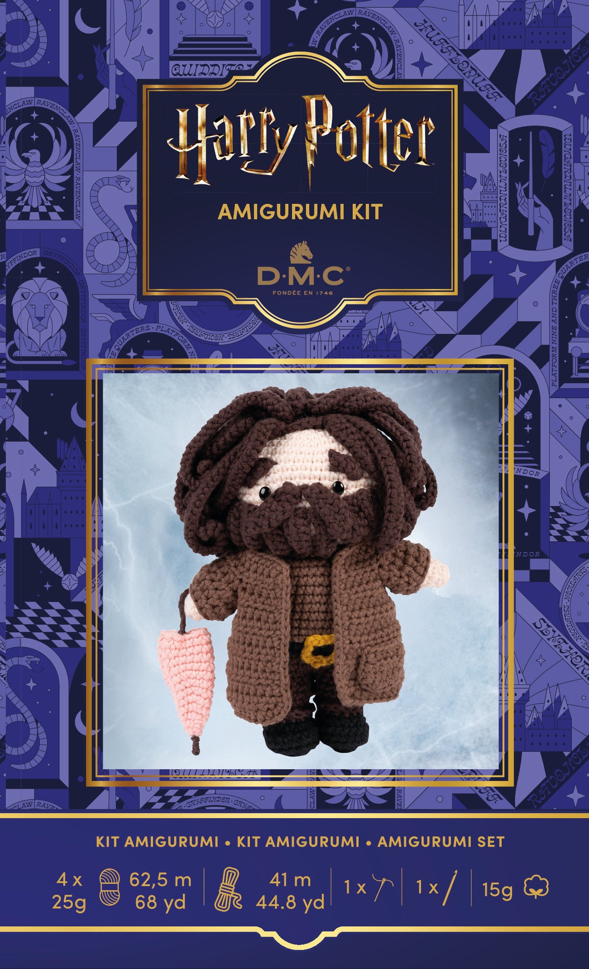 Kit Amigurumi Harry Potter DMC "Muñeco Hagrid" - CR150K
