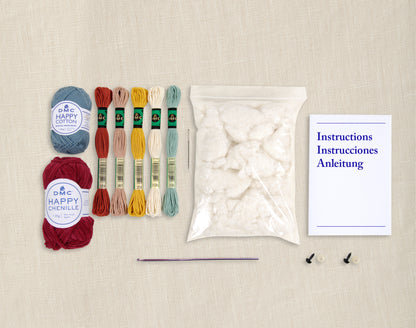 Kit Completo Amigurumi DMC "Buho" CR138K