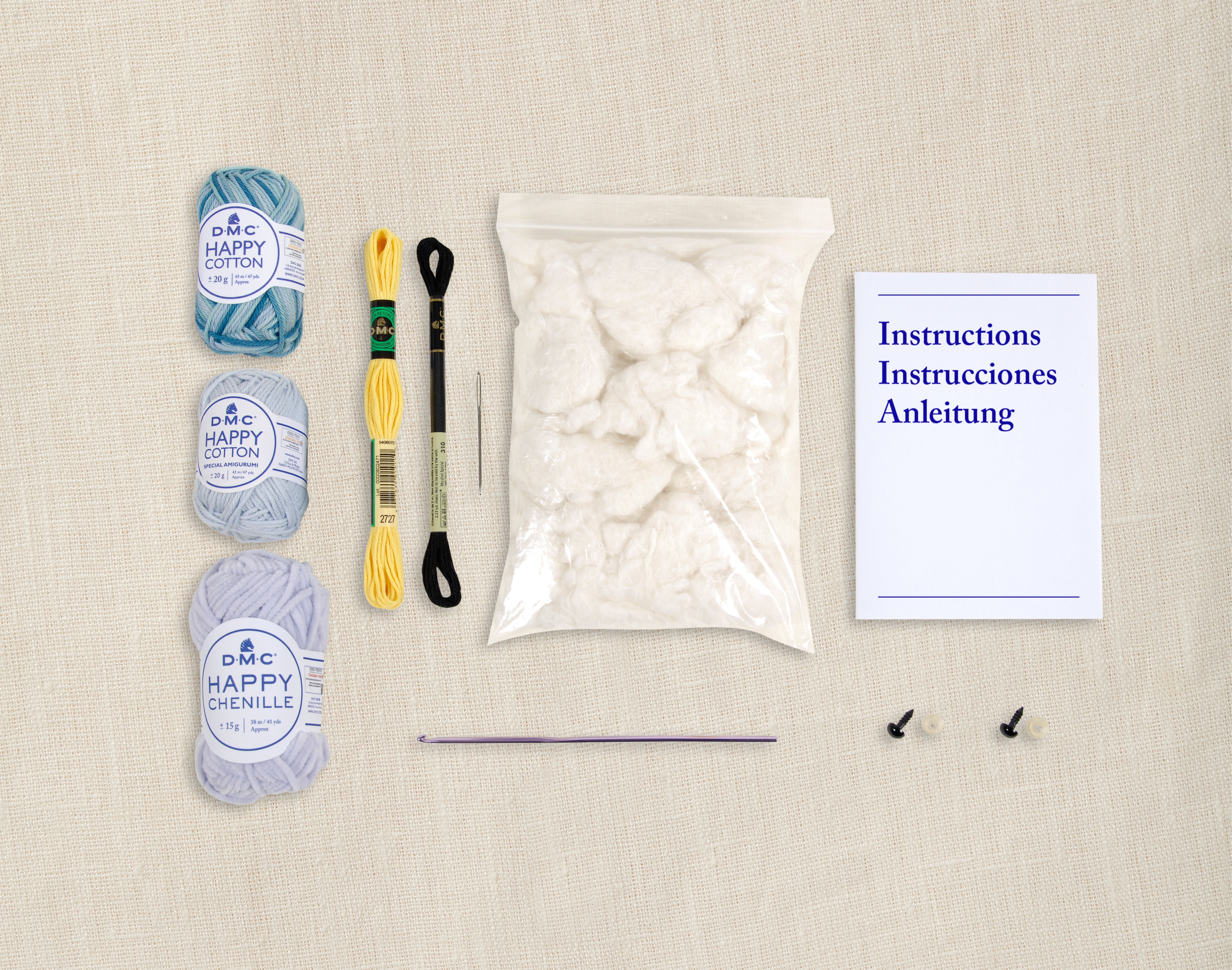 Kit Completo Amigurumi DMC 