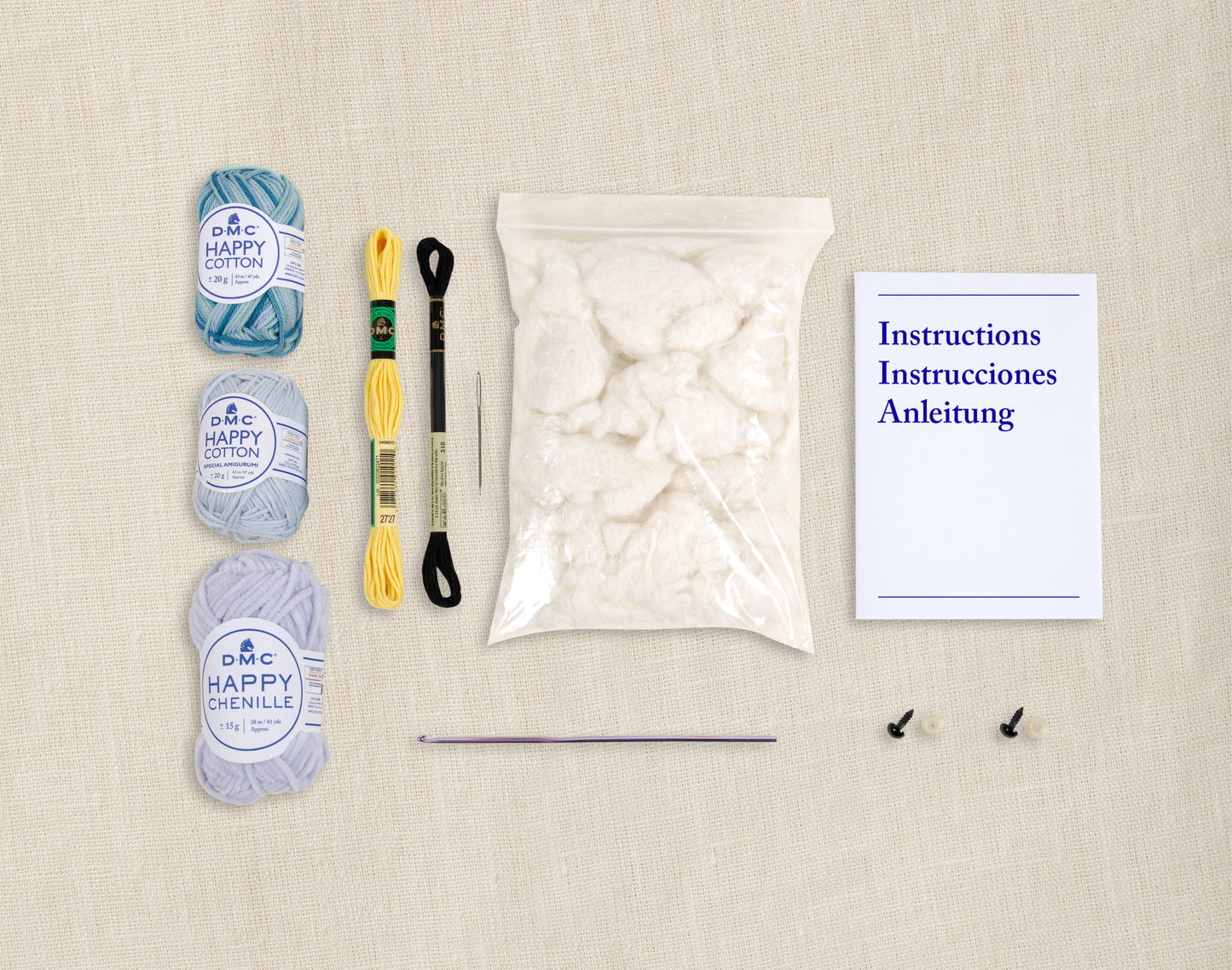 Kit Completo Amigurumi DMC "Caracol" CR135K