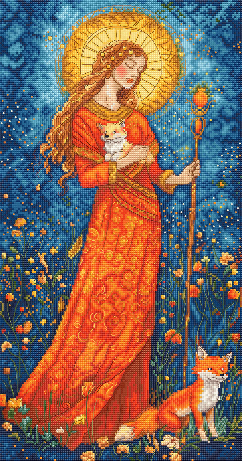 Kit de Punto de Cruz Letistitch "Diosa del Otoño" LI 55-00