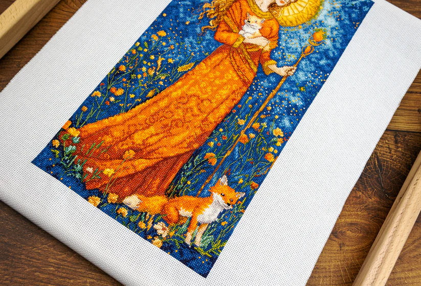 Kit de Punto de Cruz Letistitch "Diosa del Otoño" LI 55-00
