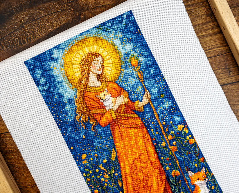 Kit de Punto de Cruz Letistitch "Diosa del Otoño" LI 55-00