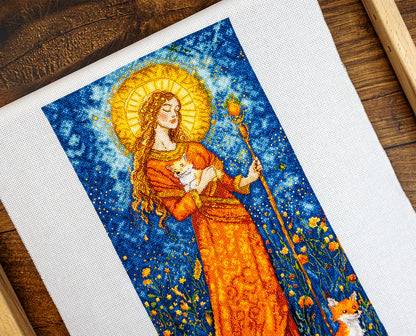 Kit de Punto de Cruz Letistitch "Diosa del Otoño" LI 55-00