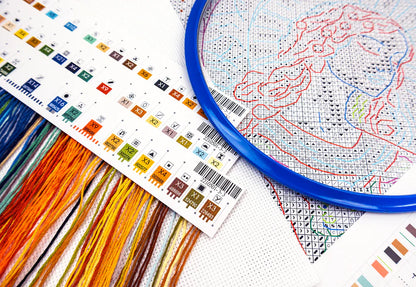 Kit de Punto de Cruz Letistitch "Diosa del Otoño" LI 55-00