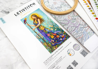 Kit de Punto de Cruz Letistitch "Diosa del Verano" LI 56-00