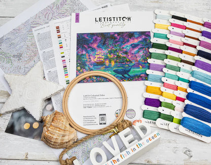 Kit de Punto de Cruz Letistitch "Islas Celestiales" L9978