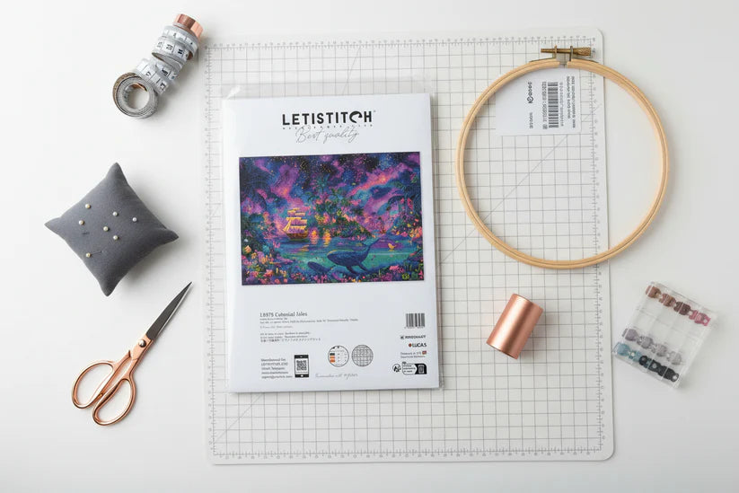 Kit de Punto de Cruz Letistitch "Islas Celestiales" L9978