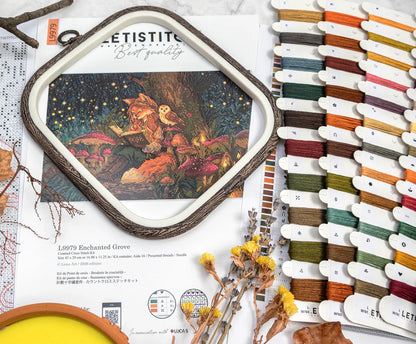 Letistitch Kreuzstich-Set "Enchanted Grove" L9979