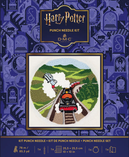 Kit de Punch Needle Harry Potter DMC "Coche Volador" - PN018K