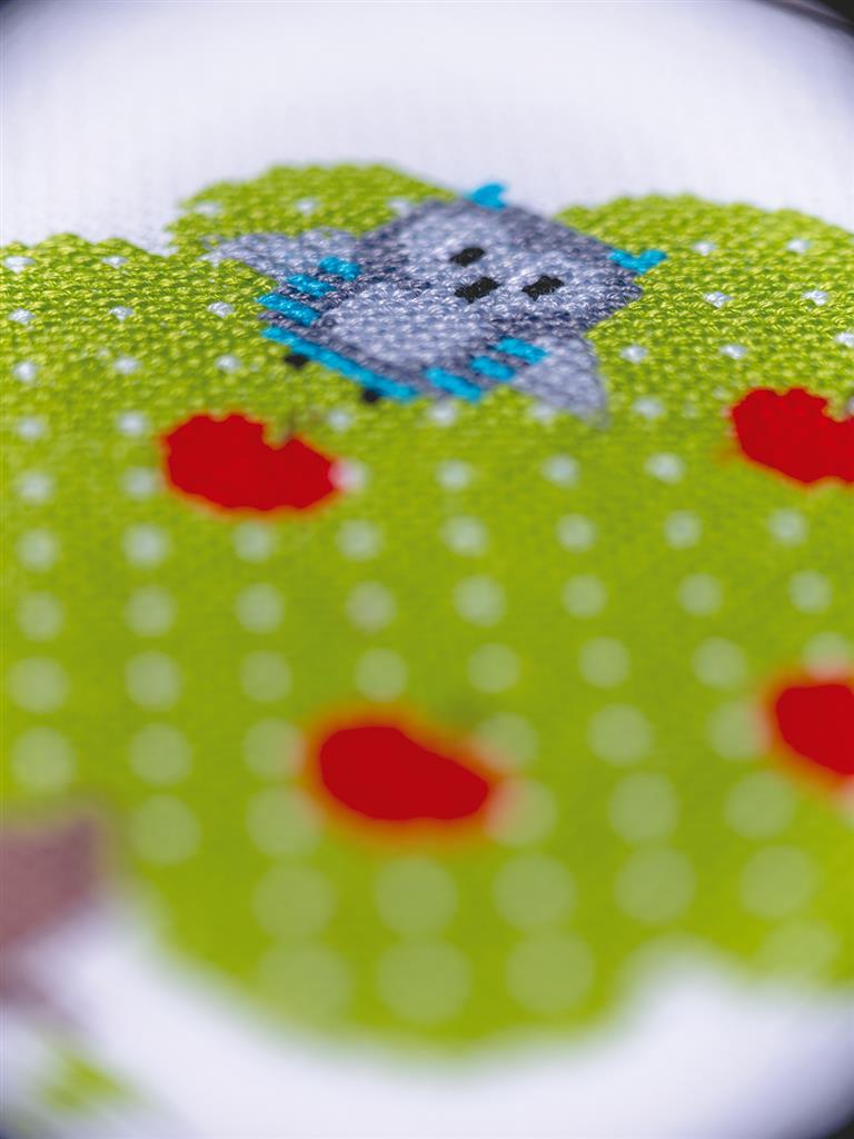 Kit de Punto de Cruz "Animales del Bosque" Personalizable – Vervaco