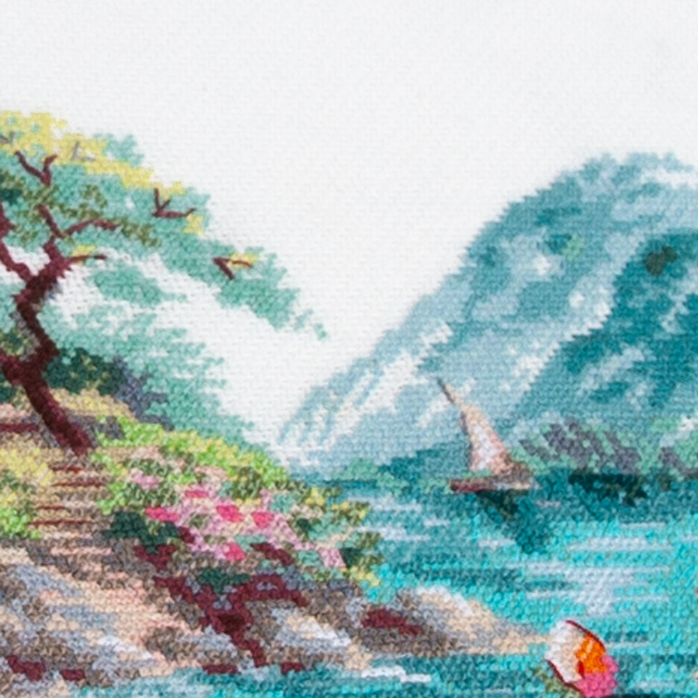 Kit de Punto de Cruz "Blooming Lotuses" 70-01 Magic Needle