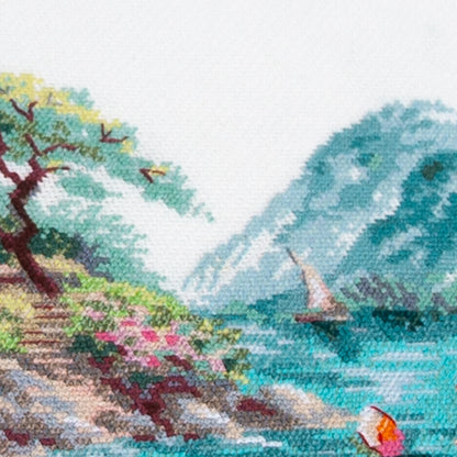 Kit de Punto de Cruz "Blooming Lotuses" 70-01 Magic Needle