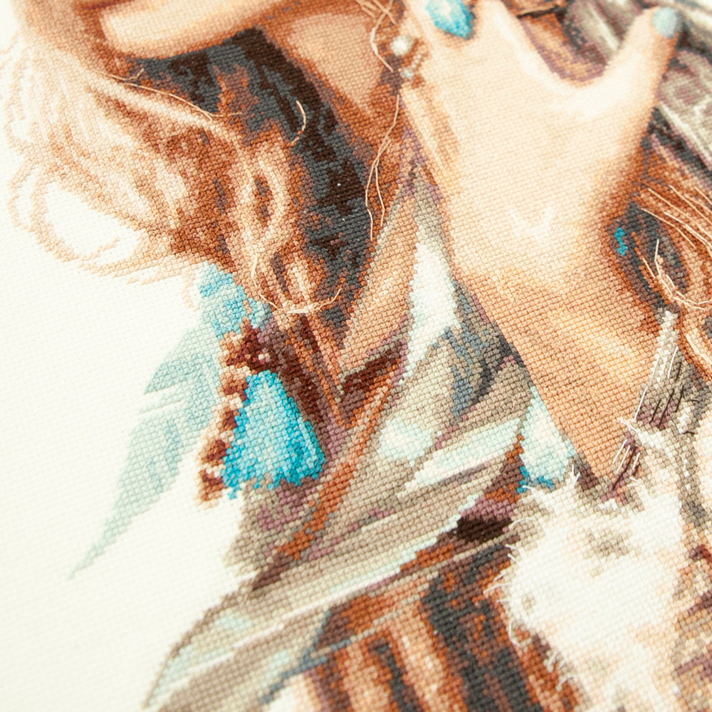 Kit de Punto de Cruz "Boho Girl" 70-03 Magic Needle