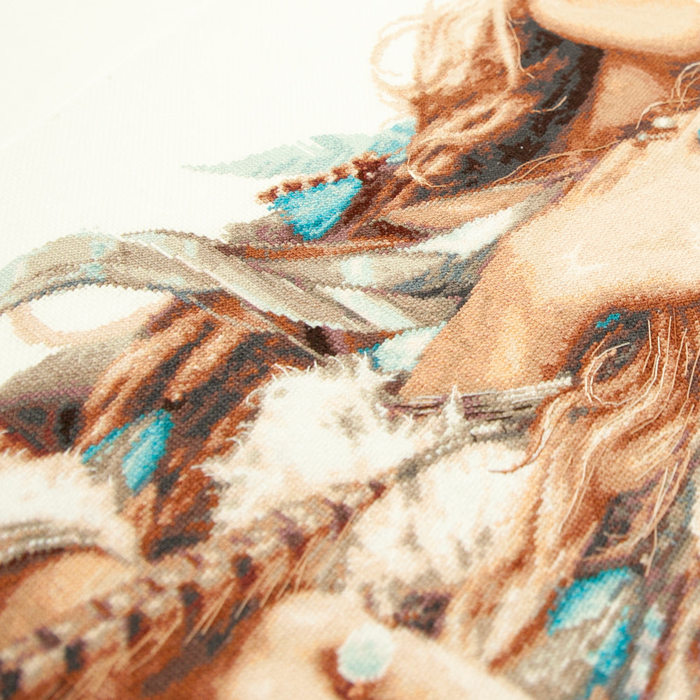 Kit de Punto de Cruz "Boho Girl" 70-03 Magic Needle