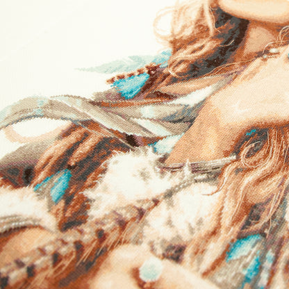 Kit de Punto de Cruz "Boho Girl" 70-03 Magic Needle