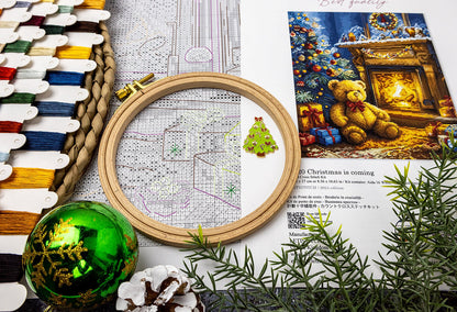 Kit de Punto de Cruz Letistitch "Christmas is coming" - L9920