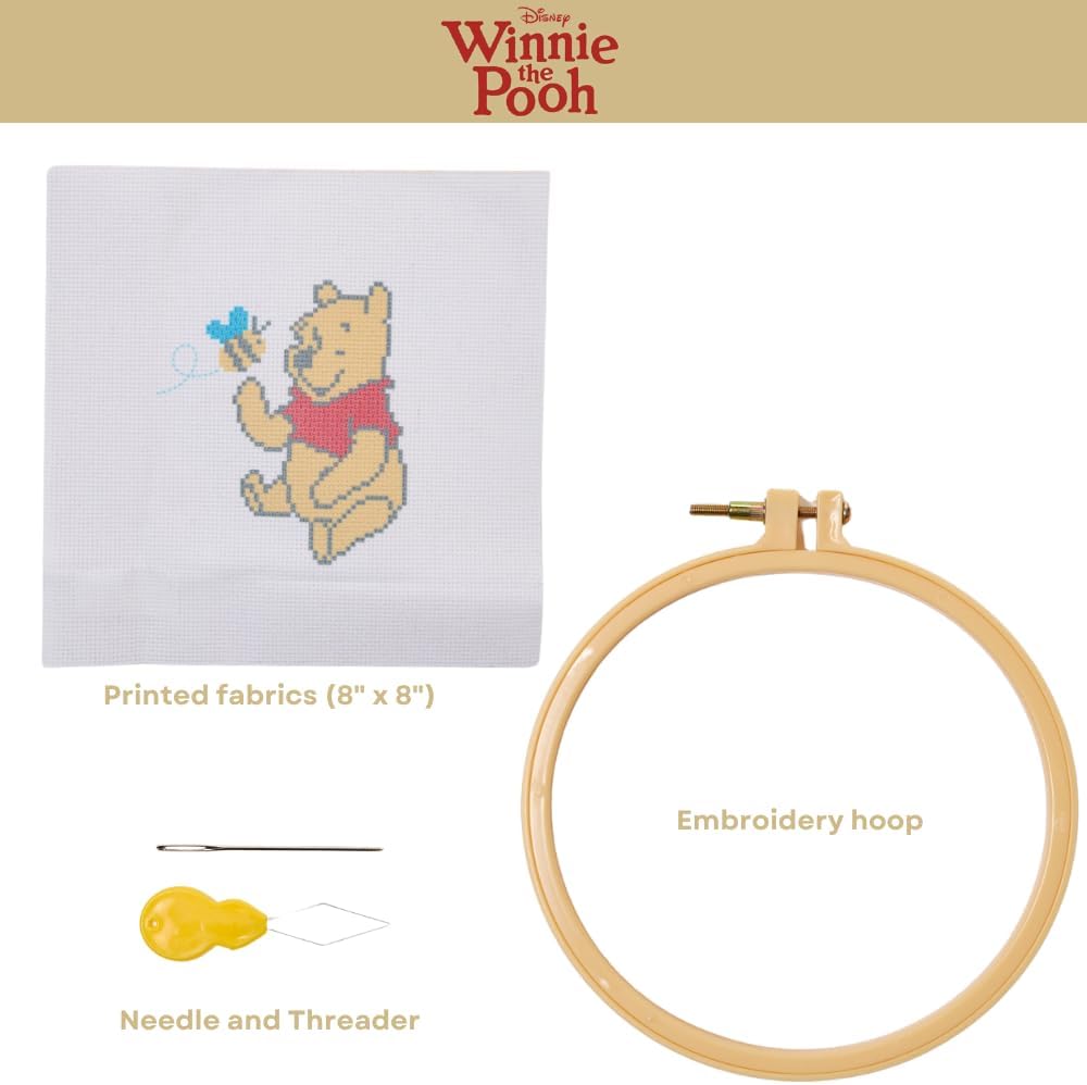 Kit de Punto de Cruz Infantil "Winnie the Pooh" – Disney