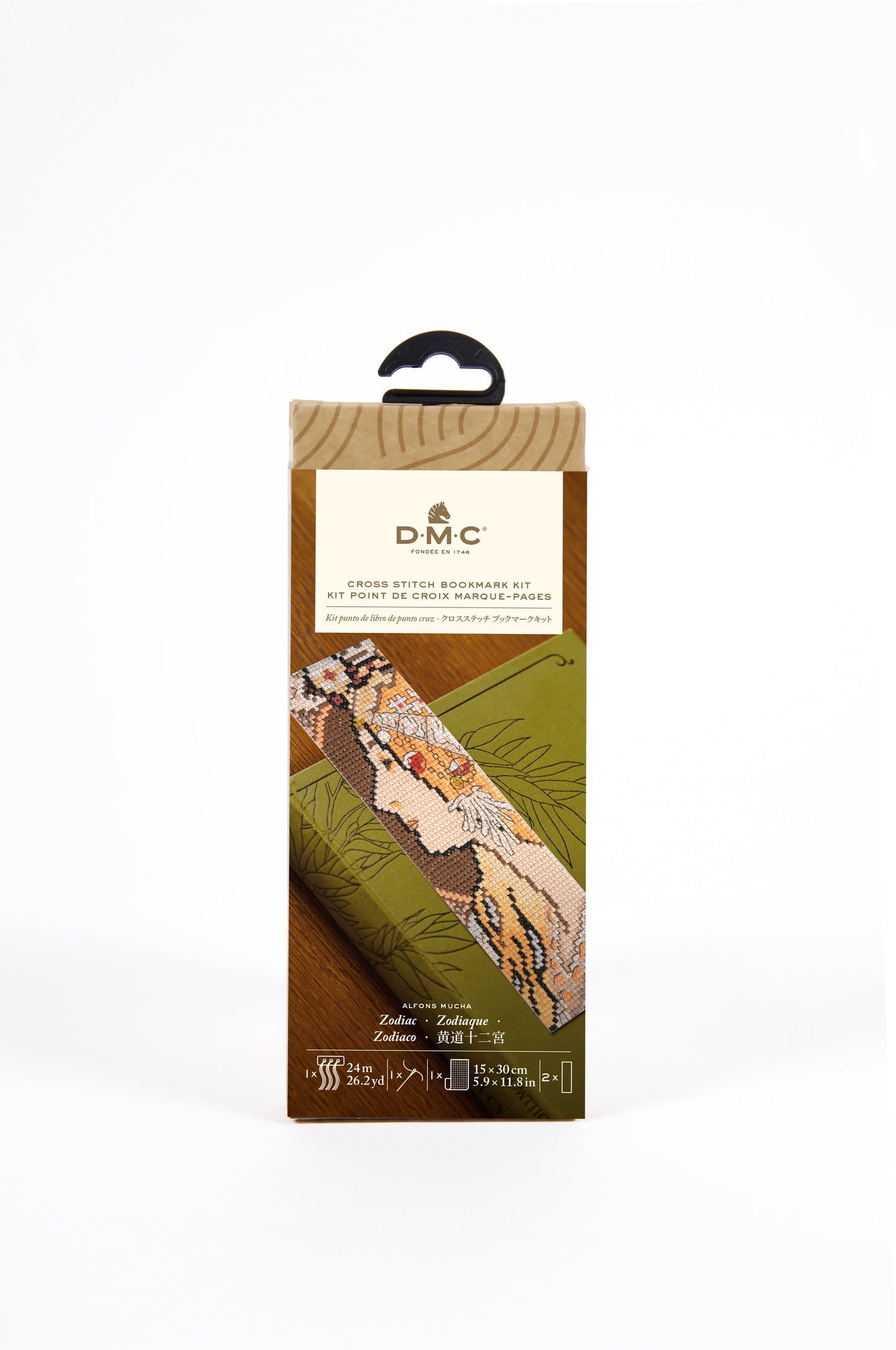 Kit Marcapáginas en Punto de Cruz DMC "Zodiaco" BK2015