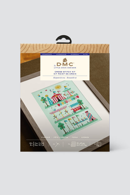 Kit de Punto de Cruz DMC "Feria" - Colección Diseñadoras