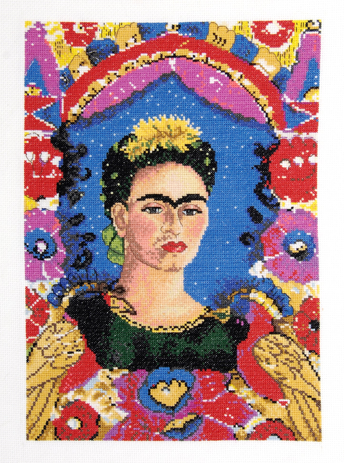Kit de Punto de Cruz DMC "El Marco - Frida Kahlo" - BK1993