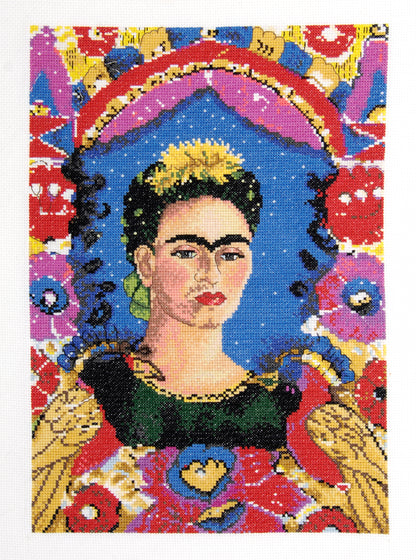 Kit de Punto de Cruz DMC "El Marco - Frida Kahlo" - BK1993