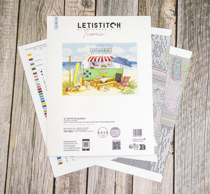 Kit de Punto de Cruz Letistitch "Chiringuito de Playa" - LI 66-00