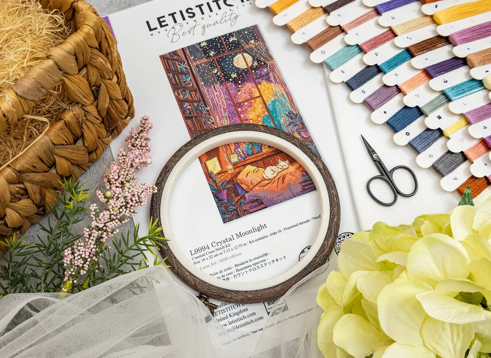 Kit de Punto de Cruz Letistitch "Crystal Moonlight" - L9994