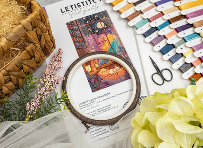 Kit de Punto de Cruz Letistitch "Crystal Moonlight" - L9994