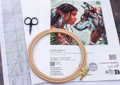 Kit de Punto de Cruz Letistitch "Ligado al Alma" - L9948