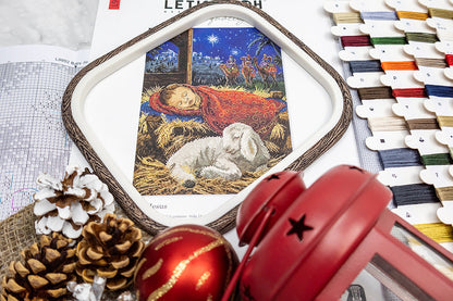 Kit de Punto de Cruz Letistitch "Niño Jesús" - L9952