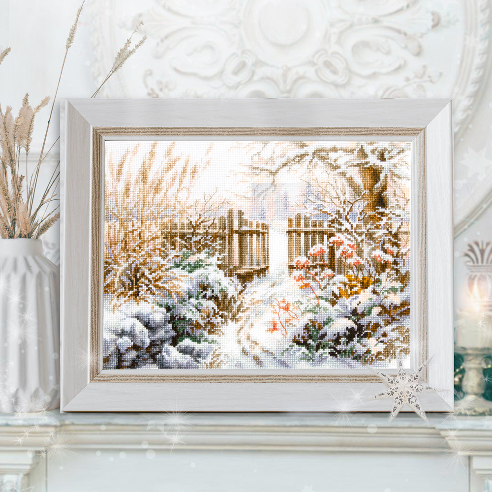 Kit de Punto de Cruz "Winter Yard" 350-742 Magic Needle