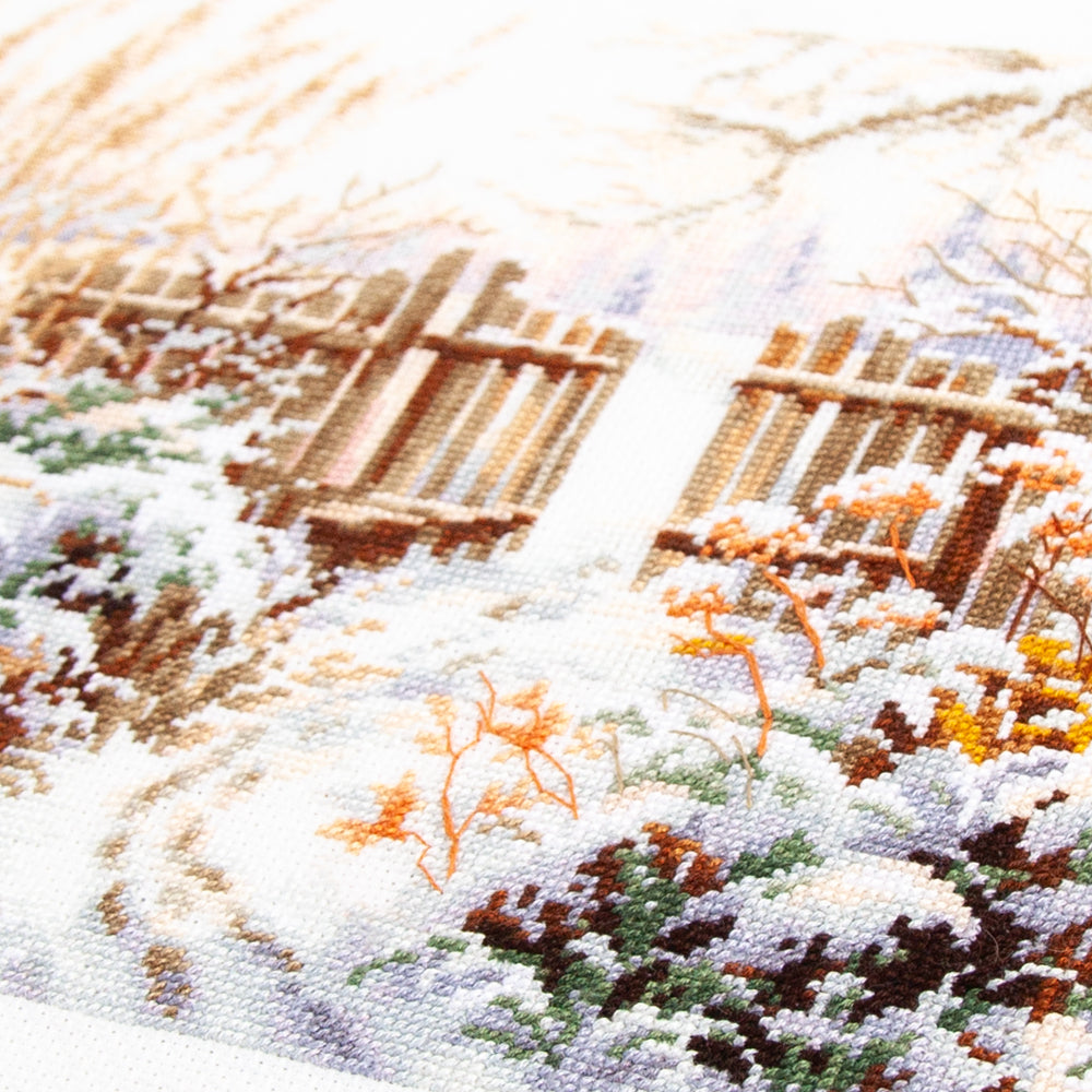 Kit de Punto de Cruz "Winter Yard" 350-742 Magic Needle
