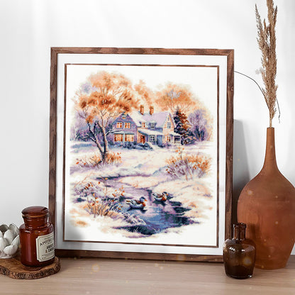 Kit de Punto de Cruz "Early Winter" 70-32 Magic Needle