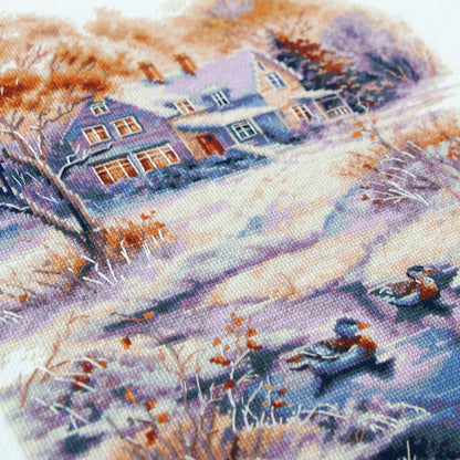 Kit de Punto de Cruz "Early Winter" 70-32 Magic Needle