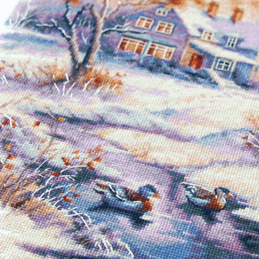 Kit de Punto de Cruz "Early Winter" 70-32 Magic Needle