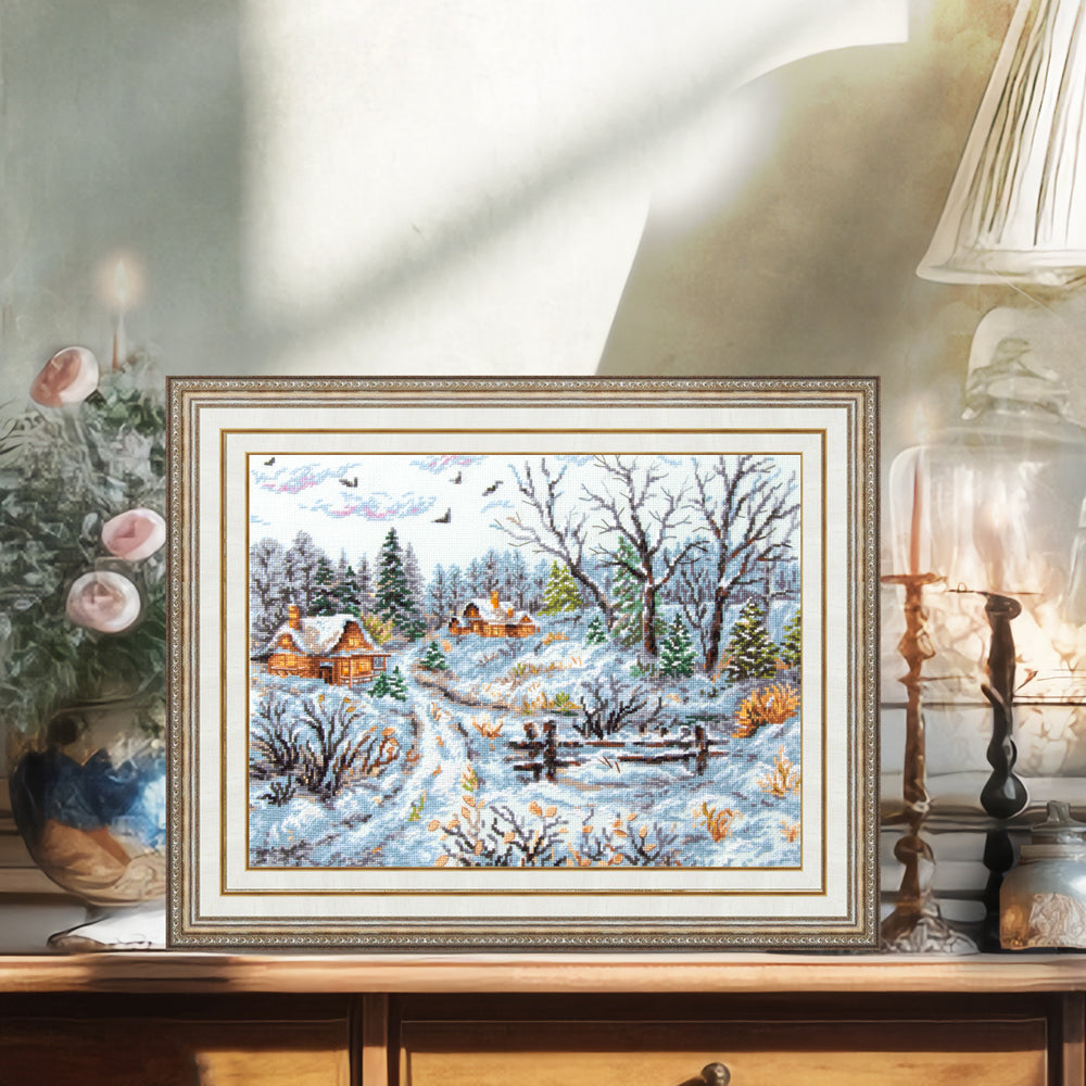 Kit de Punto de Cruz "Frosty Day" 70-33 Magic Needle