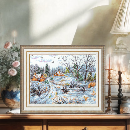 Kit de Punto de Cruz "Frosty Day" 70-33 Magic Needle