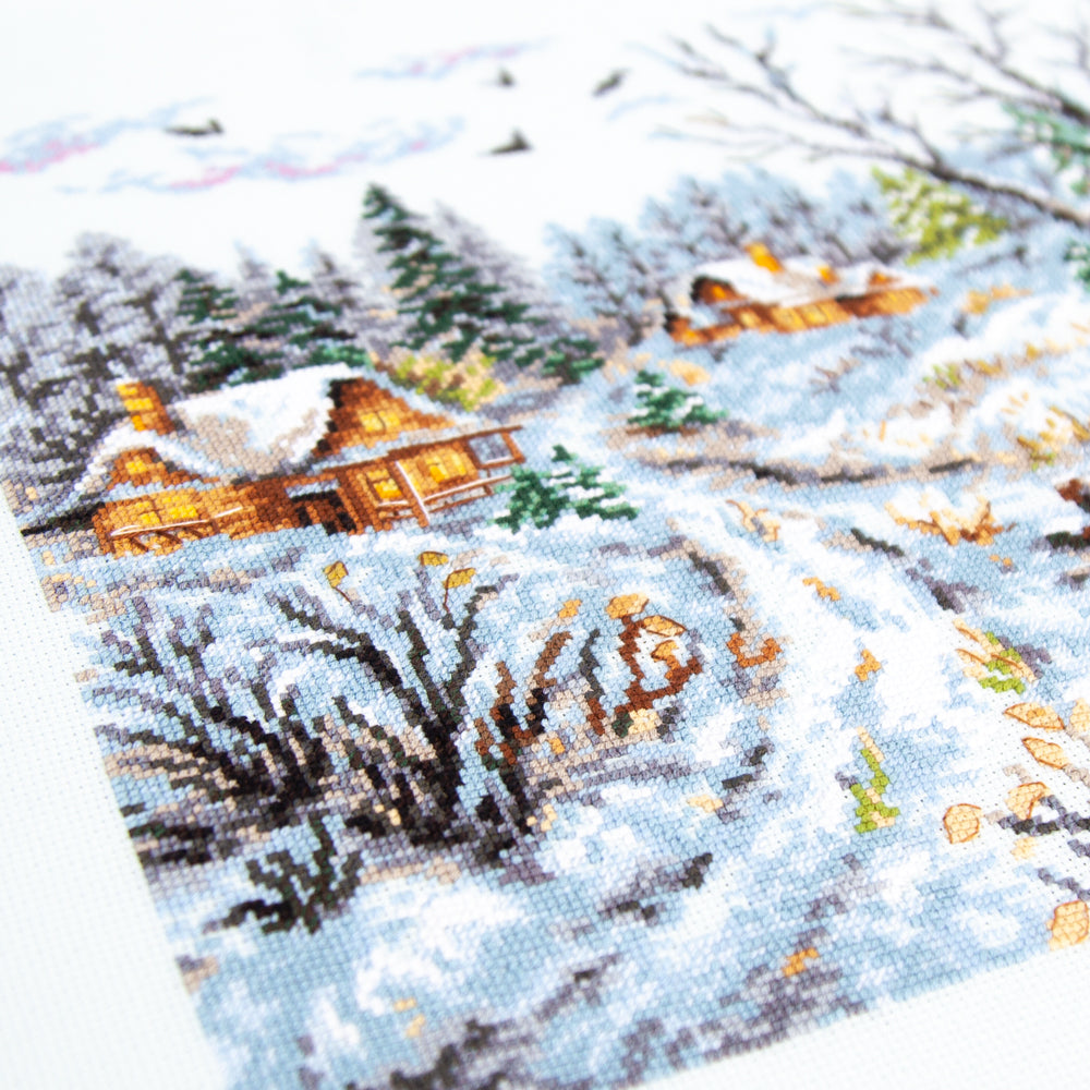 Kit de Punto de Cruz "Frosty Day" 70-33 Magic Needle