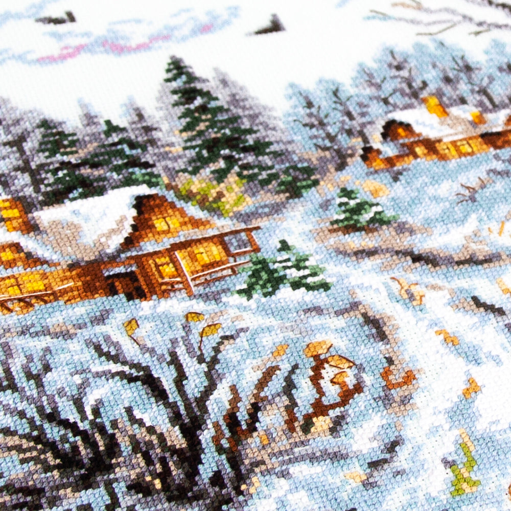 Kit de Punto de Cruz "Frosty Day" 70-33 Magic Needle