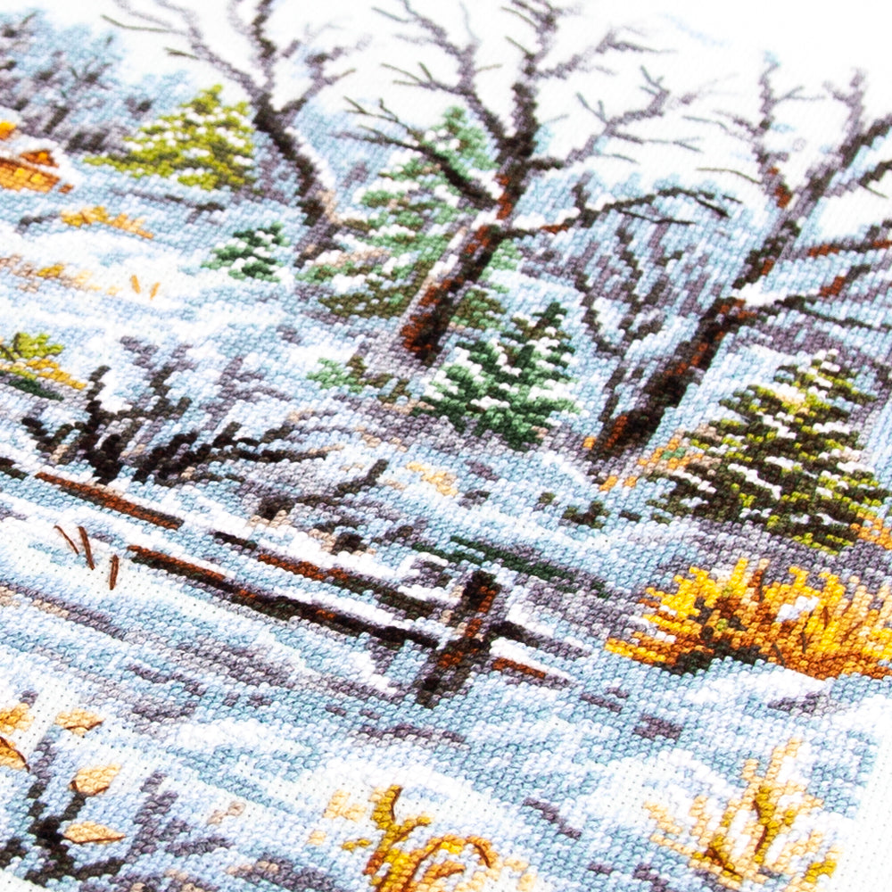 Kit de Punto de Cruz "Frosty Day" 70-33 Magic Needle