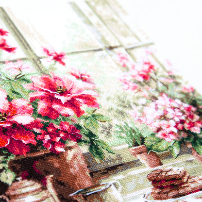 Kit de Punto de Cruz "Morning in Rosy Tones" 70-34 Magic Needle