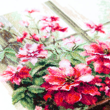 Kit de Punto de Cruz "Morning in Rosy Tones" 70-34 Magic Needle