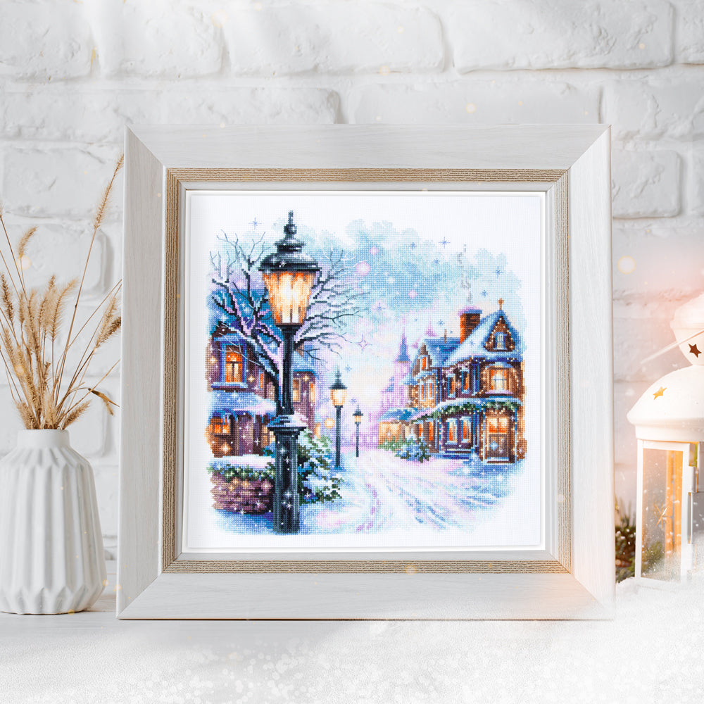 Kit de Punto de Cruz "Snow in the City" 70-35 Magic Needle